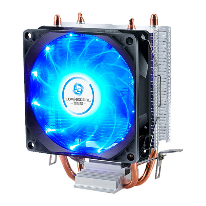 Cooler Para Processador Loving Cool 200A, Rainbow, 90mm, Preto, LC-200A-BK - miniatura 4