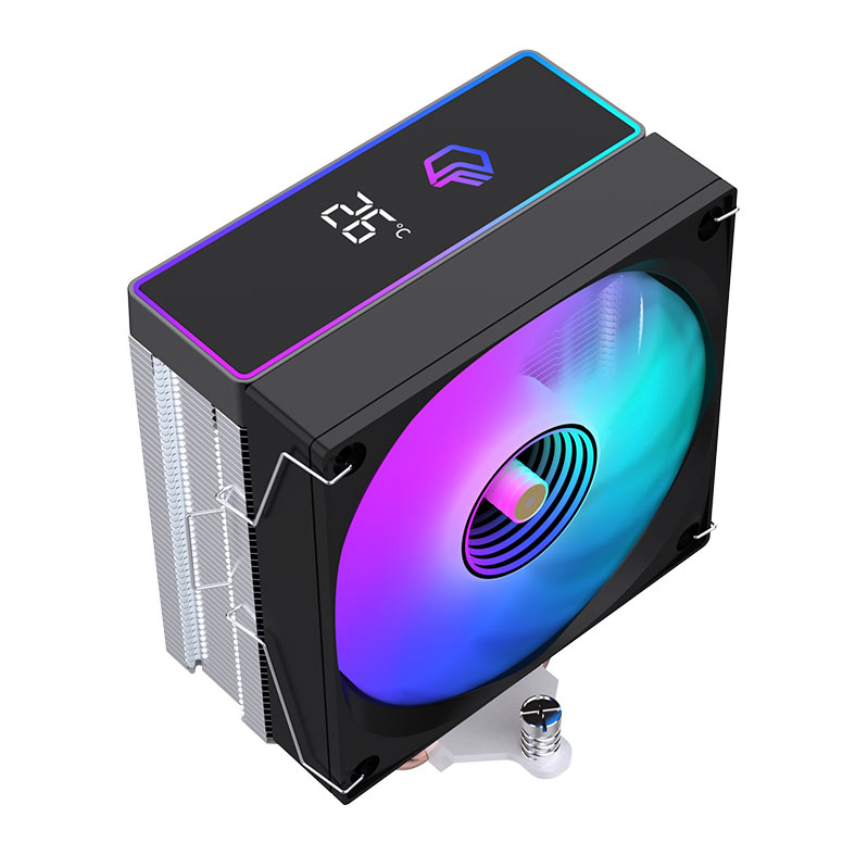 Cooler Para Processador Loving Cool AP400B, ARGB, 120mm, Preto, LC-AP400B - miniatura 8