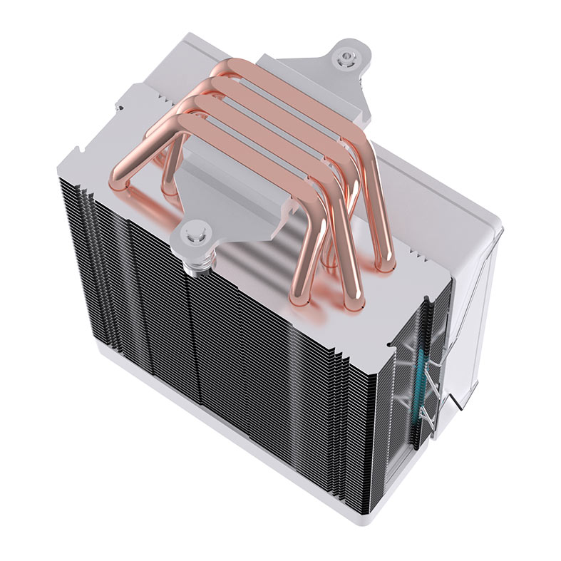 Cooler Para Processador Loving Cool AP400W, ARGB, 120mm, Branco, LC-AP400W - miniatura 11