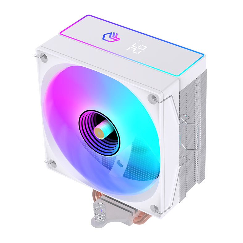 Cooler Para Processador Loving Cool AP400W, ARGB, 120mm, Branco, LC-AP400W - miniatura 8