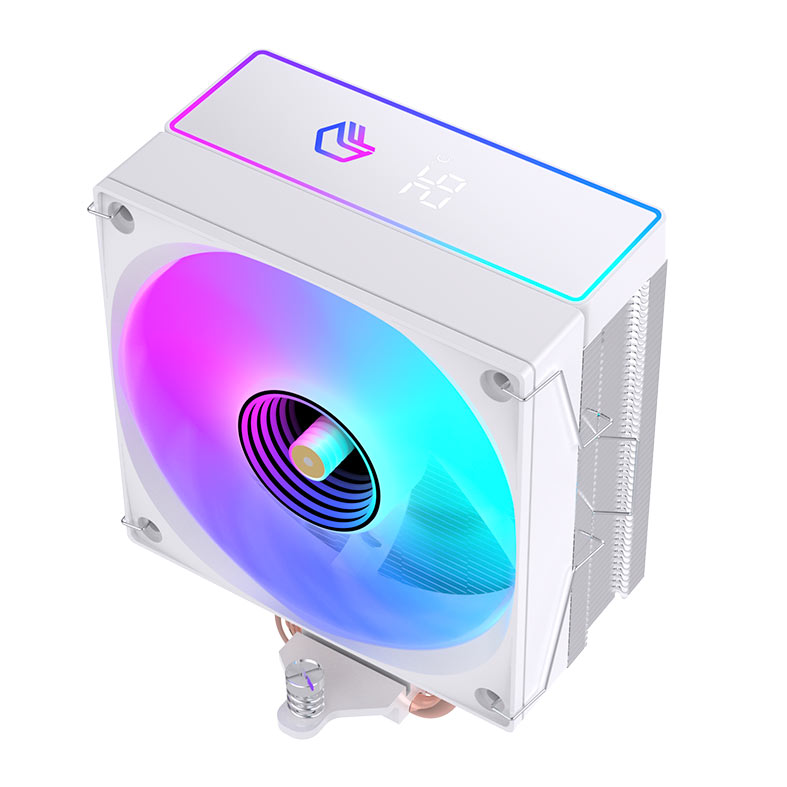 Cooler Para Processador Loving Cool AP400W, ARGB, 120mm, Branco, LC-AP400W - miniatura 4