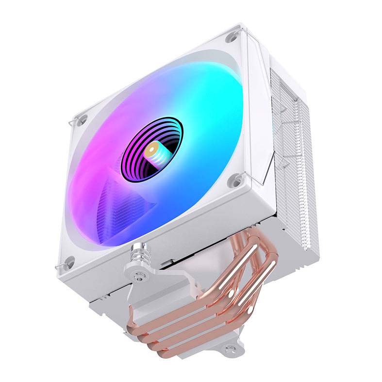 Cooler Para Processador Loving Cool AP400W, ARGB, 120mm, Branco, LC-AP400W - miniatura 5