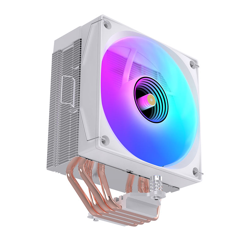 Cooler Para Processador Loving Cool AP400W, ARGB, 120mm, Branco, LC-AP400W - miniatura 6