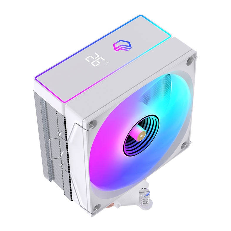 Cooler Para Processador Loving Cool AP400W, ARGB, 120mm, Branco, LC-AP400W - imagem 1