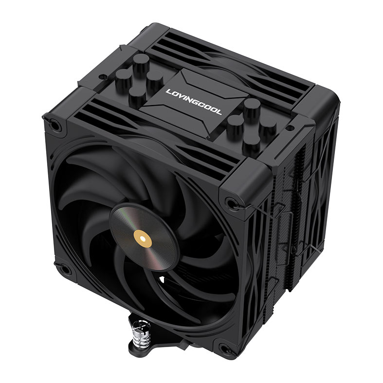 Cooler Para Processador Loving Cool K400B, 2x120mm, Preto, LC-K4000B - miniatura 5