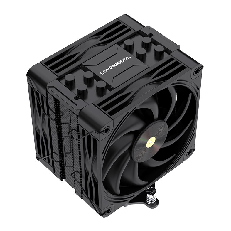 Cooler Para Processador Loving Cool K400B, 2x120mm, Preto, LC-K4000B - miniatura 4
