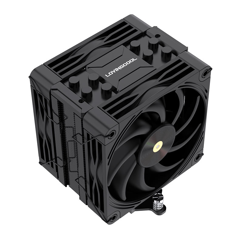 Cooler Para Processador Loving Cool K400B, 2x120mm, Preto, LC-K4000B - miniatura 7