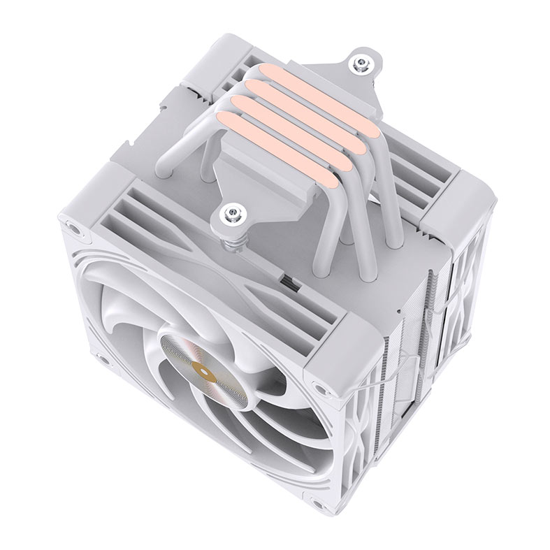 Cooler Para Processador Loving Cool K4000W, 2x120mm, Branco, LC-K4000W - miniatura 7