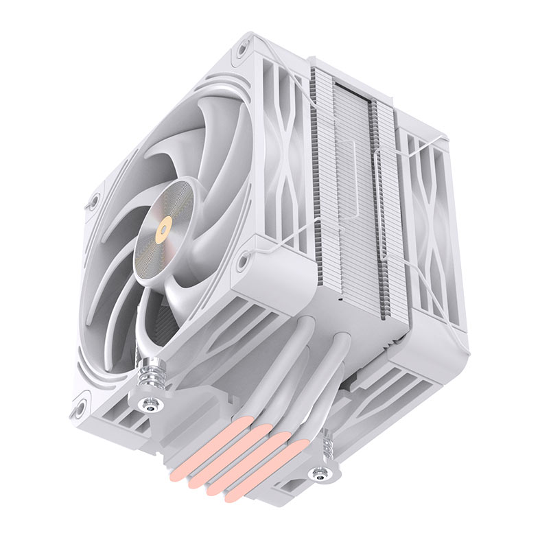 Cooler Para Processador Loving Cool K4000W, 2x120mm, Branco, LC-K4000W - miniatura 6