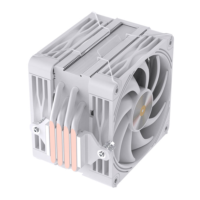 Cooler Para Processador Loving Cool K4000W, 2x120mm, Branco, LC-K4000W - miniatura 10