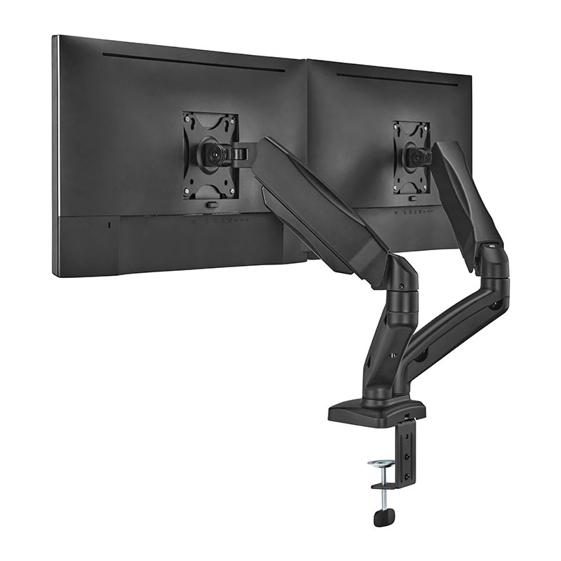 Suporte Articulado Para 2 Monitores Brateck LDT13 C024E, 17 Pol. a 32 Pol., Preto, LDT13-C024E - miniatura 6