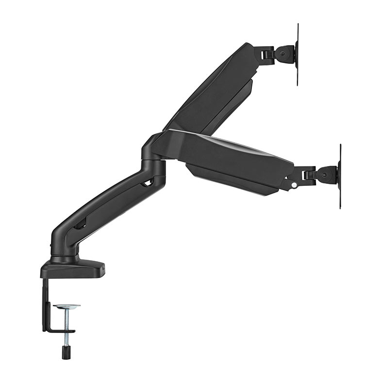 Suporte Articulado Para 2 Monitores Brateck LDT13 C024E, 17 Pol. a 32 Pol., Preto, LDT13-C024E - miniatura 4