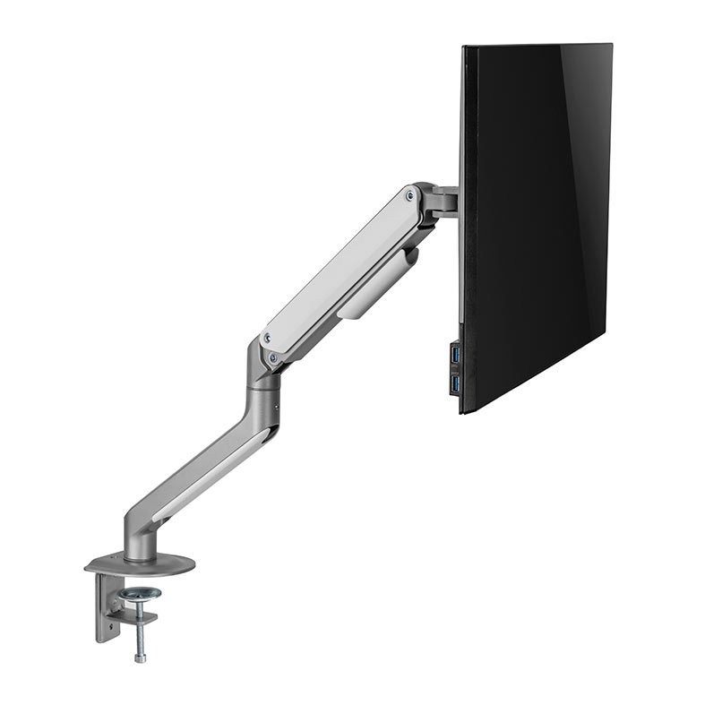 Suporte Articulado Para Monitor Brateck LDT63 C012, 17 Pol. a 32 Pol., Prata, LDT63-C012 - miniatura 4