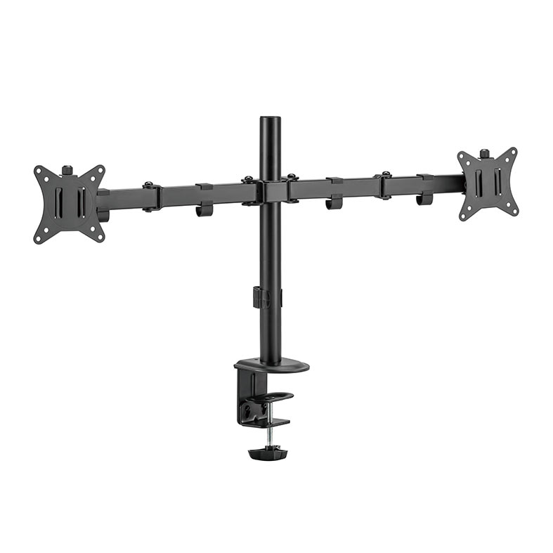 Suporte Para 2 Monitores Brateck LDT66 C024, 17 Pol. a 32 Pol., Preto, LDT66-C024 - miniatura 5