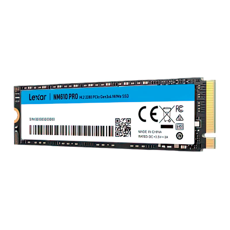 SSD Lexar NM610 Pro, 500GB, M.2 2280, PCIe NVMe, Leitura 3000MB/s, Gravacao 1700MB/s, LNM610P500G-RNNNG - miniatura 3