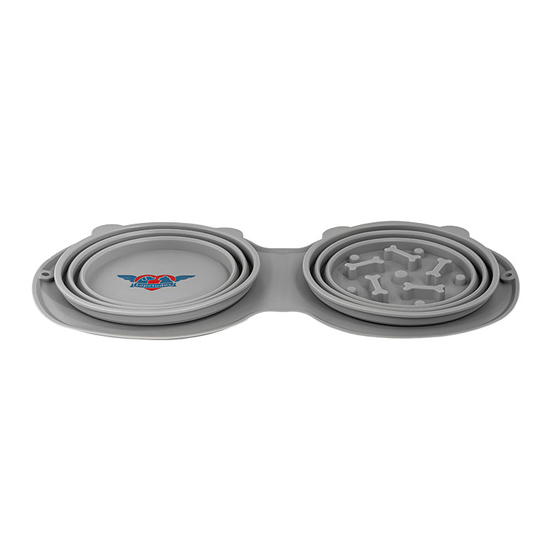 Comedouro de Silicone Lopetudos FlexFeeder1, Cinza, LP-CMSL-DR - miniatura 3