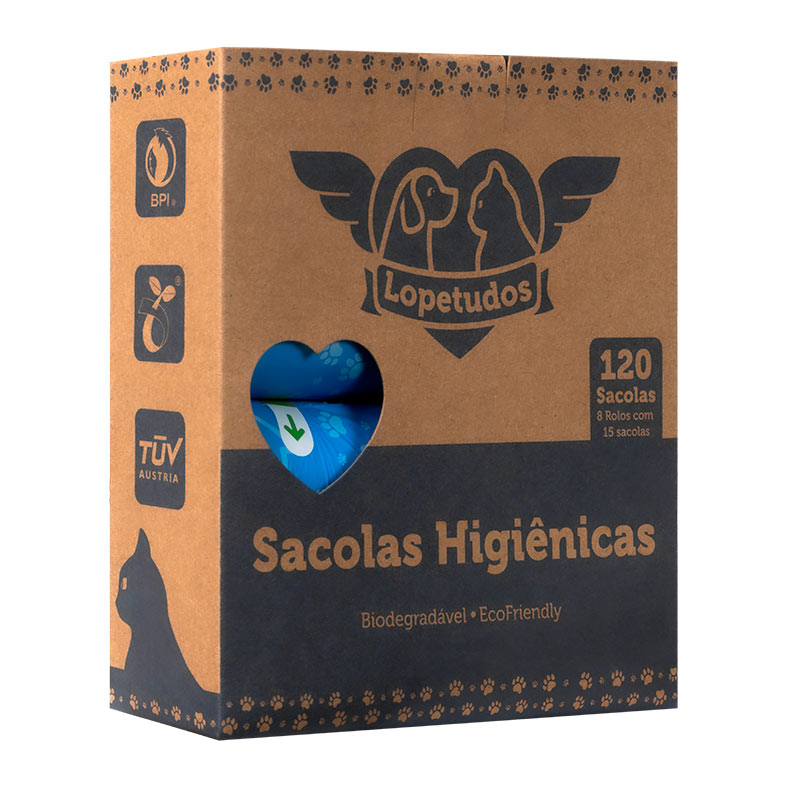 Sacolas Higiênicas Reforçadas Lopetudos, Com 8 Rolos, LP-SH-C8R - miniatura 6