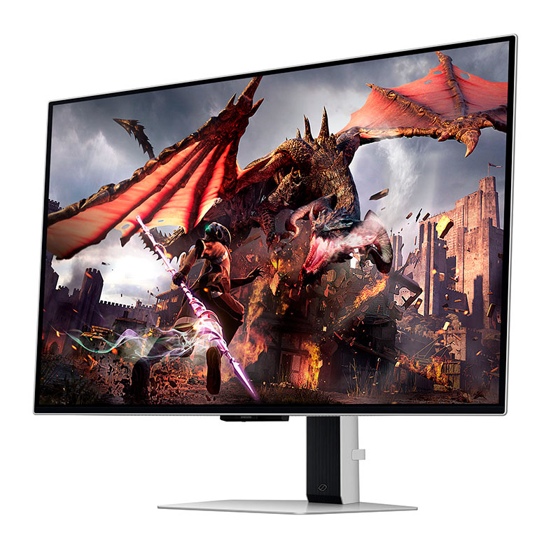 Monitor Gamer Samsung Odyssey G8, 32 Pol, OLED, 4K, 0.03ms, 240Hz, FreeSync, HDMI/DP, LS32DG800SLXZD - miniatura 3