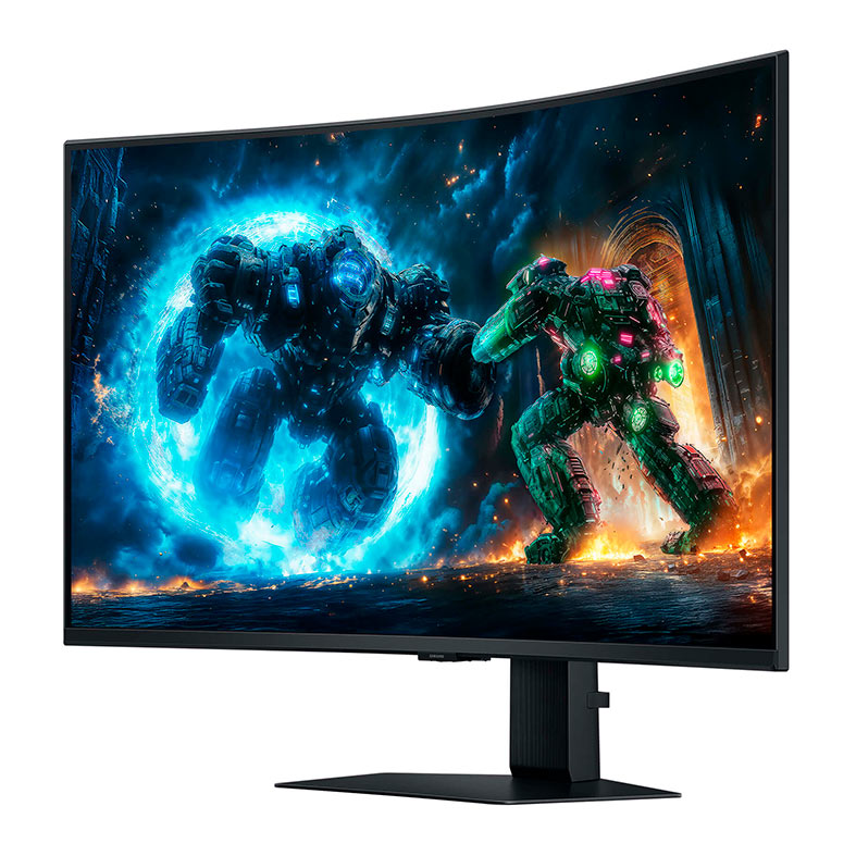 Monitor Gamer Samsung Odyssey G7, 37 Pol, VA, 4K, Curvo, 1ms, 165Hz, FreeSync Premium Pro, HDMI/DP, LS37FG750ELXZD - miniatura 3