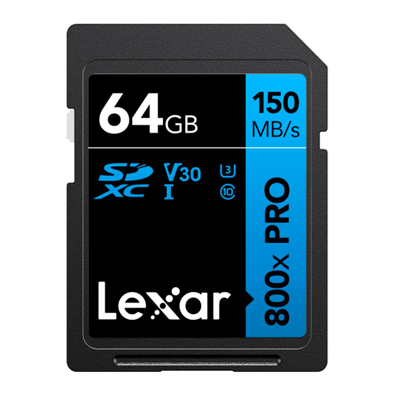 Cartao de Memoria Lexar 800x Pro, 64GB, SDXC, UHS-I, LSD0800P064G-BNNNG