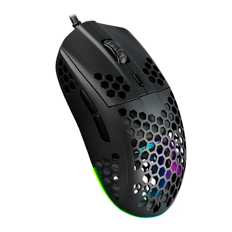 Mouse Gamer Solid Gear Aero 60, RGB, 16000DPI, 6 Botoes, Preto, M-100 - miniatura 3