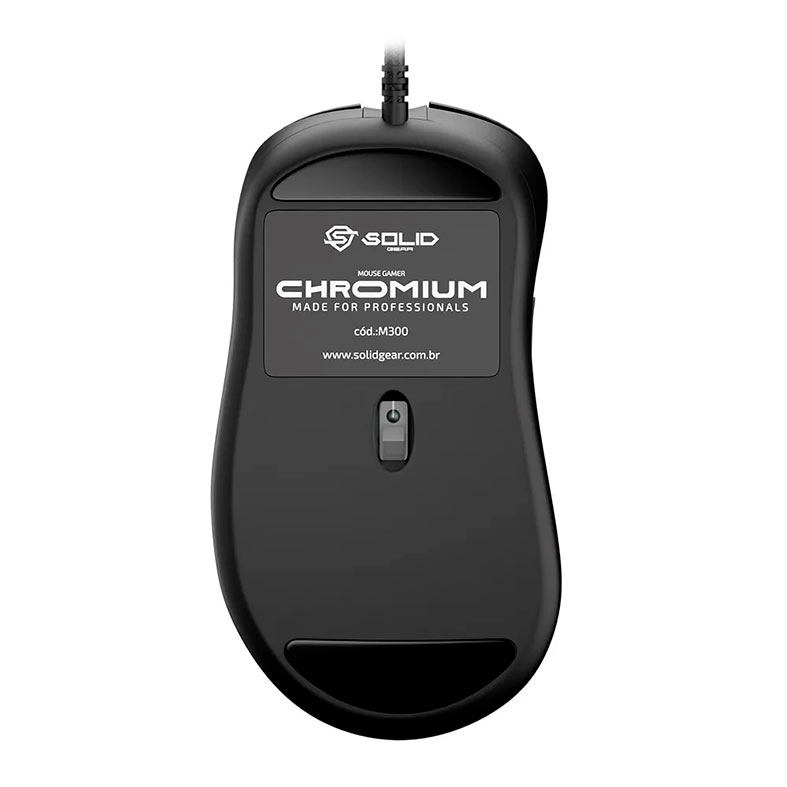 Mouse Gamer Solid Gear Chromium, RGB, 10000DPI, 6 Botoes, Preto, M-300 - miniatura 7