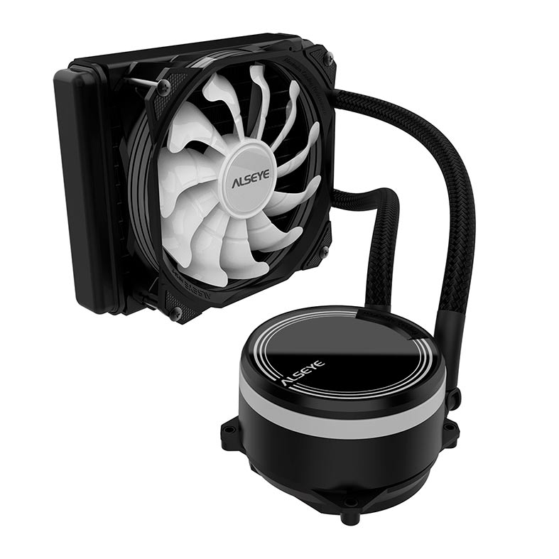 Water Cooler Alseye Max M120, ARGB, 120mm, Preto, M120-BLACK - miniatura 3