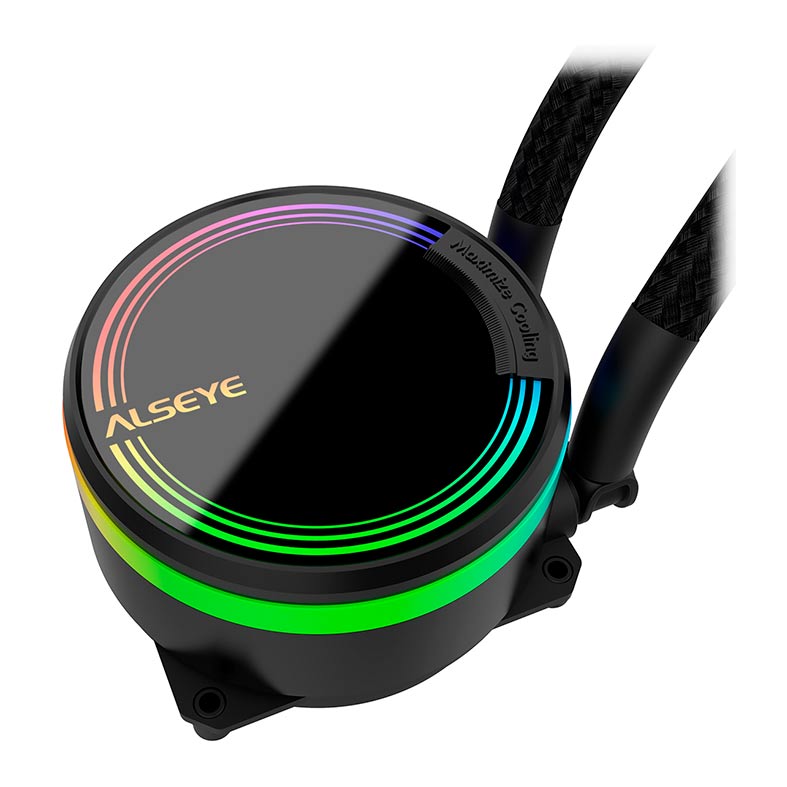Water Cooler Alseye Max M120, ARGB, 120mm, Preto, M120-BLACK - miniatura 4