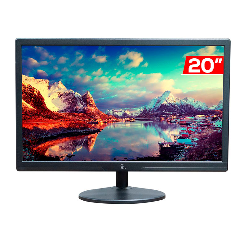 Monitor 3Green 20" LED, 20 Pol, HD+, 2ms, 75Hz, HDMI/VGA, M200WHD - imagem 1