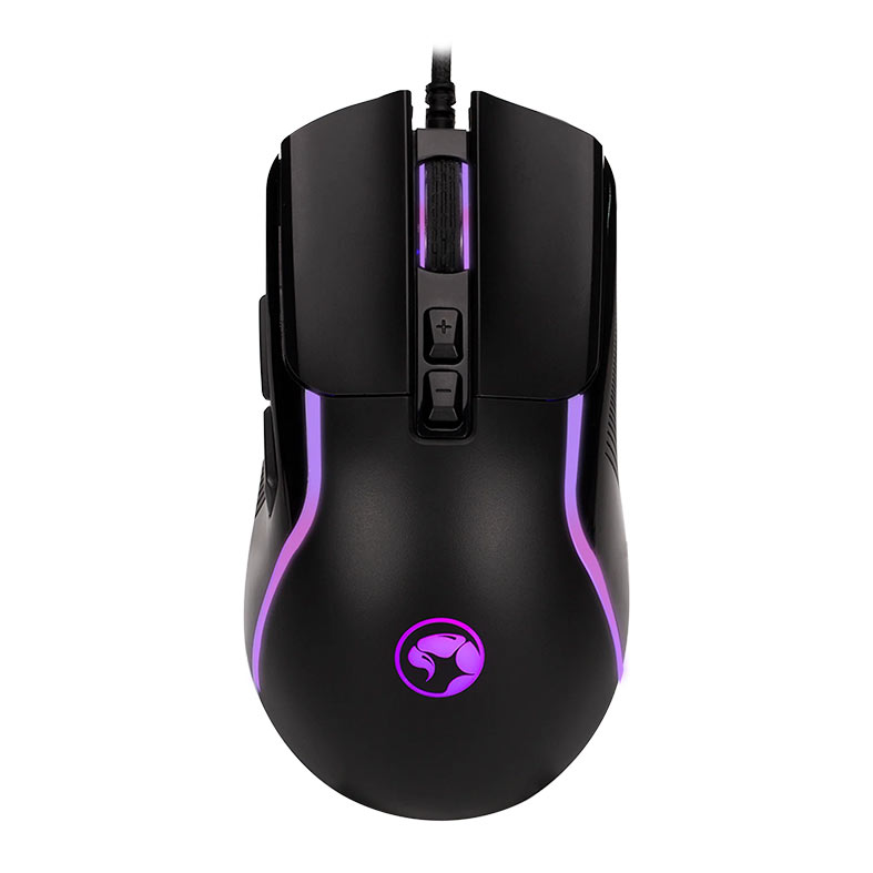 PRE VENDA - Mouse Gamer Marvo M292, RGB, 8000DPI, 7 Botoes, Preto, M292-BK - miniatura 3