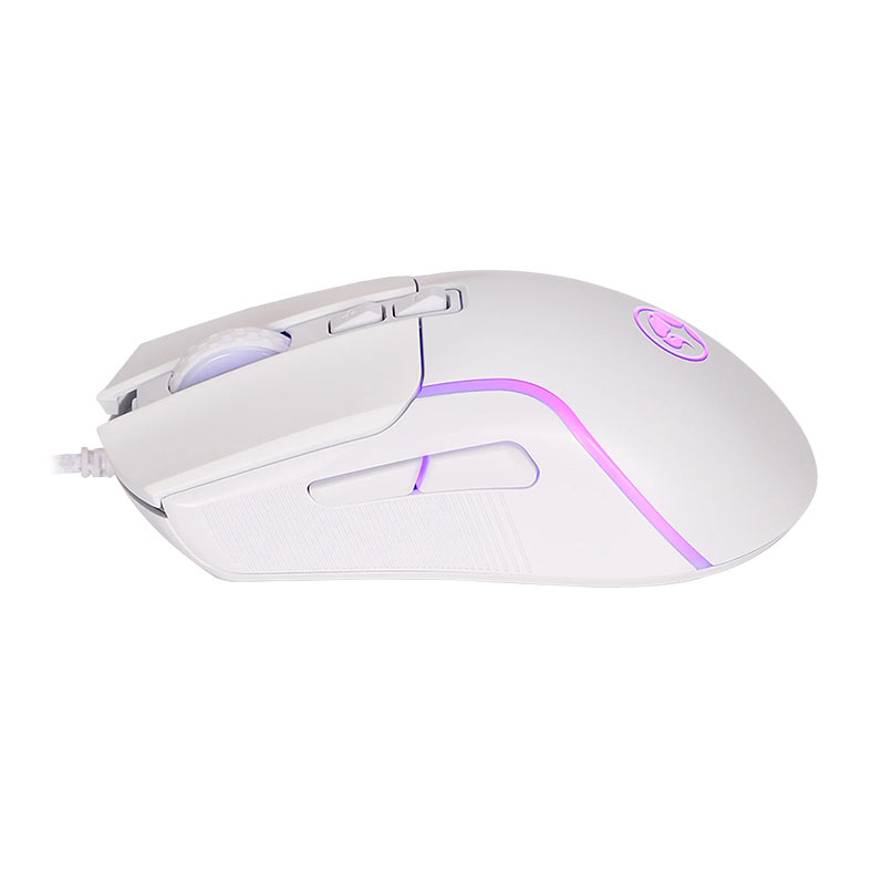 PRE VENDA - Mouse Gamer Marvo M292, RGB, 8000DPI, 7 Botoes, Branco, M292-WH - miniatura 4