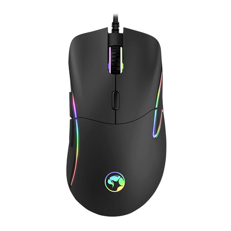 Mouse Gamer Marvo M528, RGB, 12800DPI, 6 Botoes, Preto, M528 - imagem 1