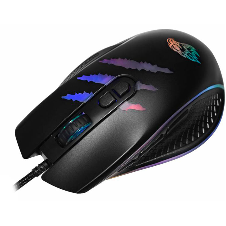 Mouse Gamer K-MEX M538 Garra, ARGB, 7200DPI, 8 Botoes, Preto, M538US00010CB0X - miniatura 5
