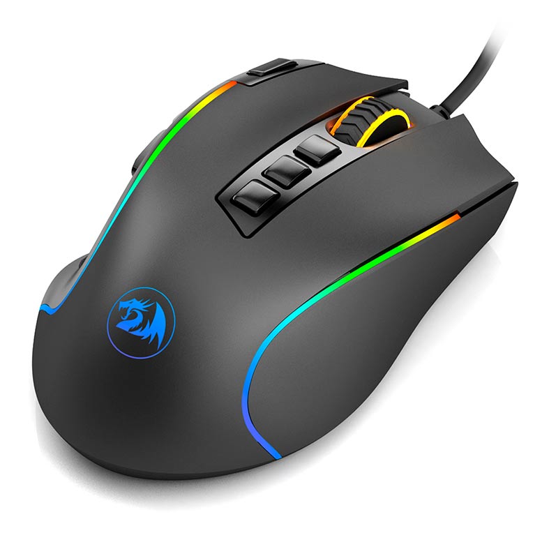 Mouse Gamer Redragon Predator RGB 8000DPI, M612-RGB - miniatura 3