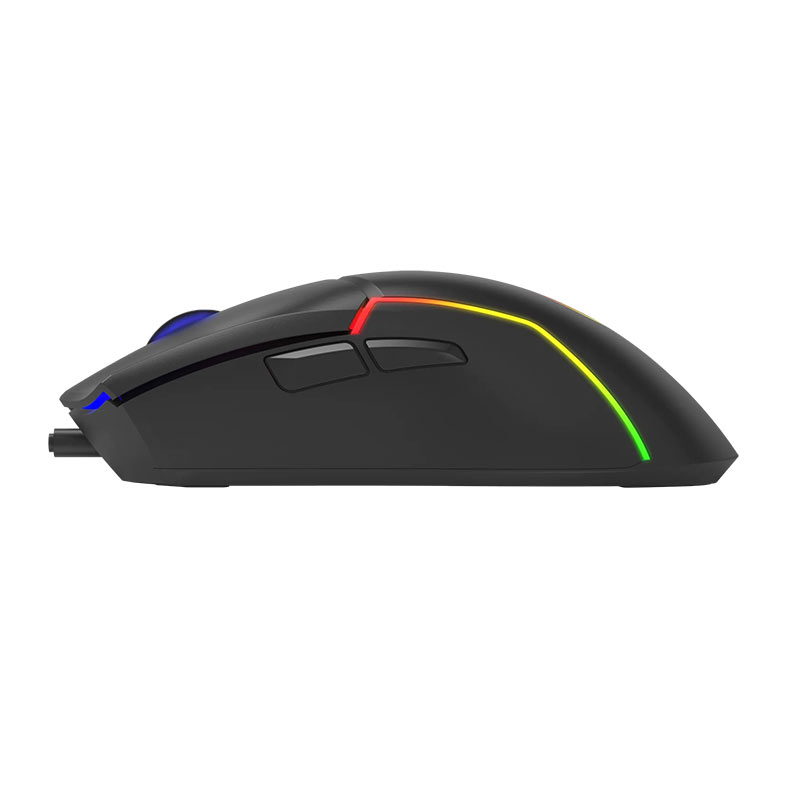 Mouse Gamer Marvo M655, RGB, USB, 12000DPI, 7 Botoes, Preto, M655 - miniatura 4