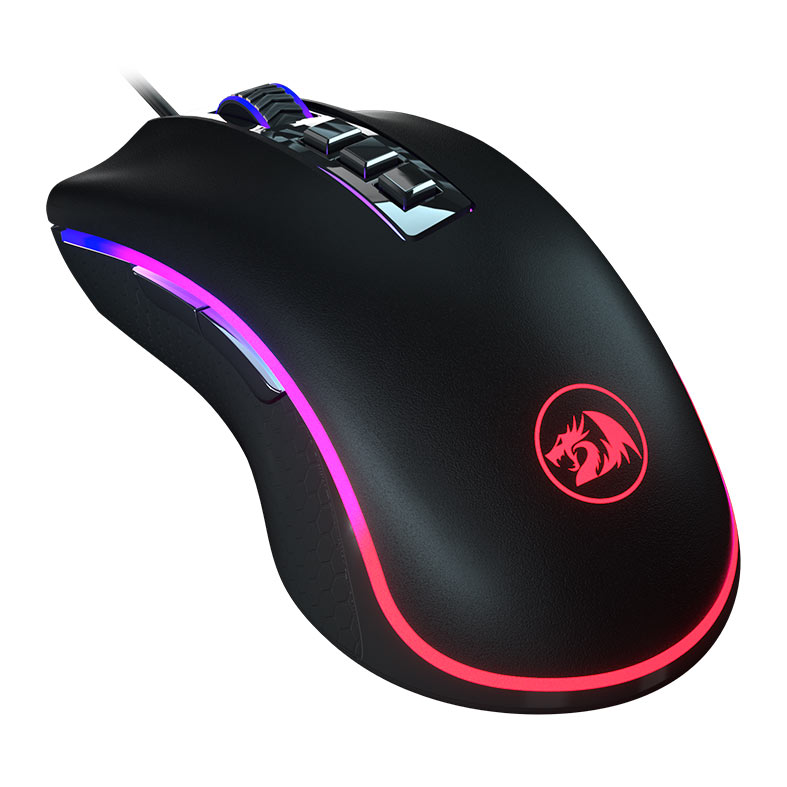 Mouse Gamer Redragon King Cobra 2, RGB, 24000DPI, 8 Botoes, Preto, M711-FPS-1 - miniatura 3