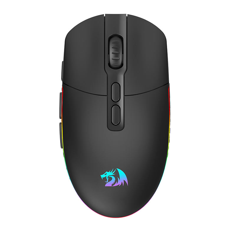Mouse Gamer Redragon Invader Pro, RGB, 10000DPI, 8 Botoes, Wireless, Preto, M719RGB-PRO - imagem 1