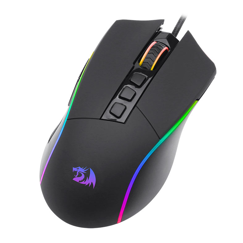 Mouse Gamer Redragon Plank , RGB, 16000DPI, 9 Botoes, USB, Preto, M812-RGB - miniatura 3