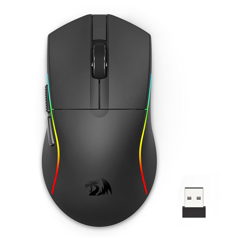 Mouse Gamer Redragon Deicide Standard, RGB, 24000DPI, 5 Botoes, Wireless, Preto, M816-STD - miniatura 6