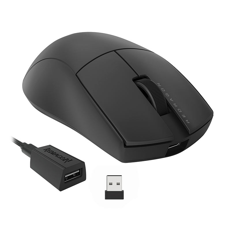 Mouse Gamer Redragon King Pro, 26000DPI, 5 Botoes, Wireless, Preto, M916-PRO-1K - miniatura 3