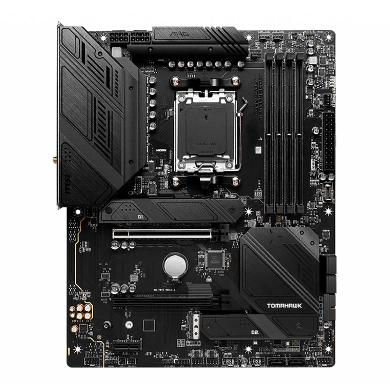 Placa Mae MSI MAG B650 Tomahawk Wifi, DDR5, Socket AM5, Chipset AMD B650, MAG-B650-TOMAHAWK-WIFI - imagem 1