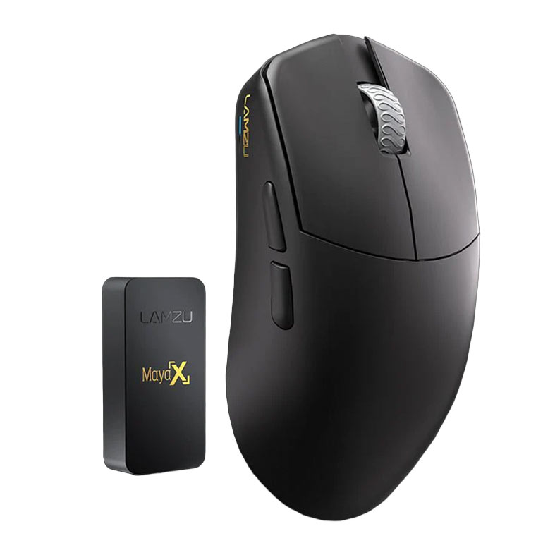 Mouse Gamer Lamzu Maya X, 8K, 30000DPI, 6 Botoes, Wireless, Chacoal Black, MAYA-X-CHACOAL-BLACK - miniatura 3