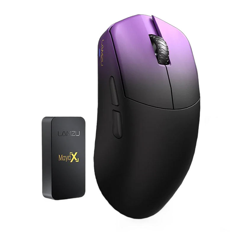 Mouse Gamer Lamzu Maya X, 8K, 30000DPI, 5 Botoes, Wireless, Purple Shadow, MAYA-X-PURPLE-SHADOW - miniatura 3