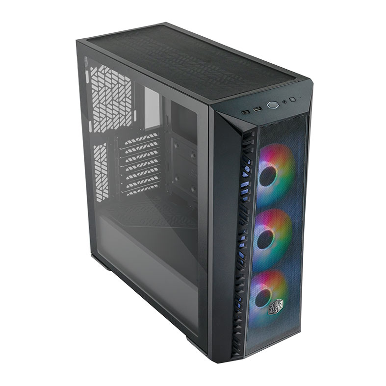 Gabinete Cooler Master Masterbox 520 Mesh, ARGB, Lateral de Vidro, 3 Fans, Preto, MB520-KGNN-S00 - miniatura 4