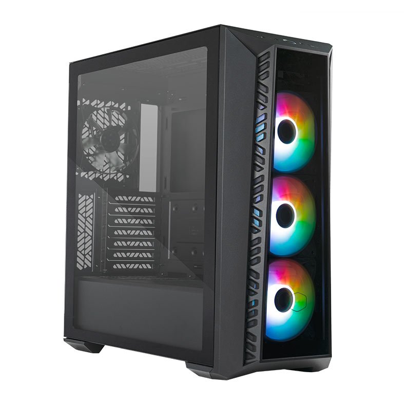 Gabinete Gamer Cooler Master Masterbox 520, ARGB, Lateral de Vidro, 4 Fans, Preto, MB520-KGNN-S01 - miniatura 3