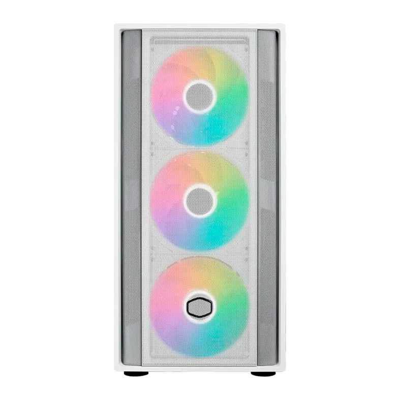 Gabinete Gamer Cooler Master Masterbox 600, Mid-Tower, Lateral de Vidro, Com 4 Fans, Branco, MB600-WGNN-S00 - miniatura 3