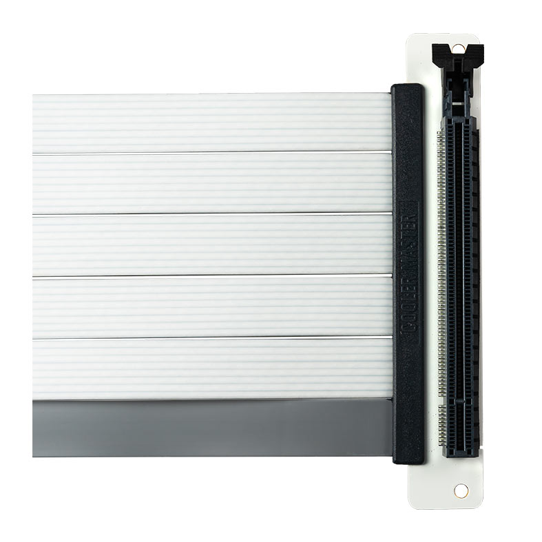 Cabo Riser Cooler Master V2, PCIe 4.0 x16, 200mm, Branco, MCA-U002R-WPCI40-200 - miniatura 3