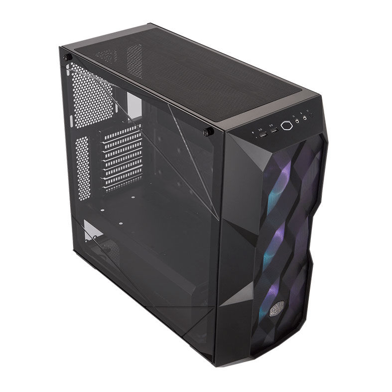 Gabinete Cooler Master Masterbox TD500 Mesh ARGB Lateral Vidro Temp Preto, MCB-D500D-KGNN-S01 - miniatura 4