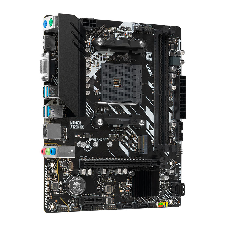 Placa Mae Mancer A320M-DX, DDR4, Socket AM4, M-ATX, Chipset AMD A320, MCR-A320M-DX - miniatura 3