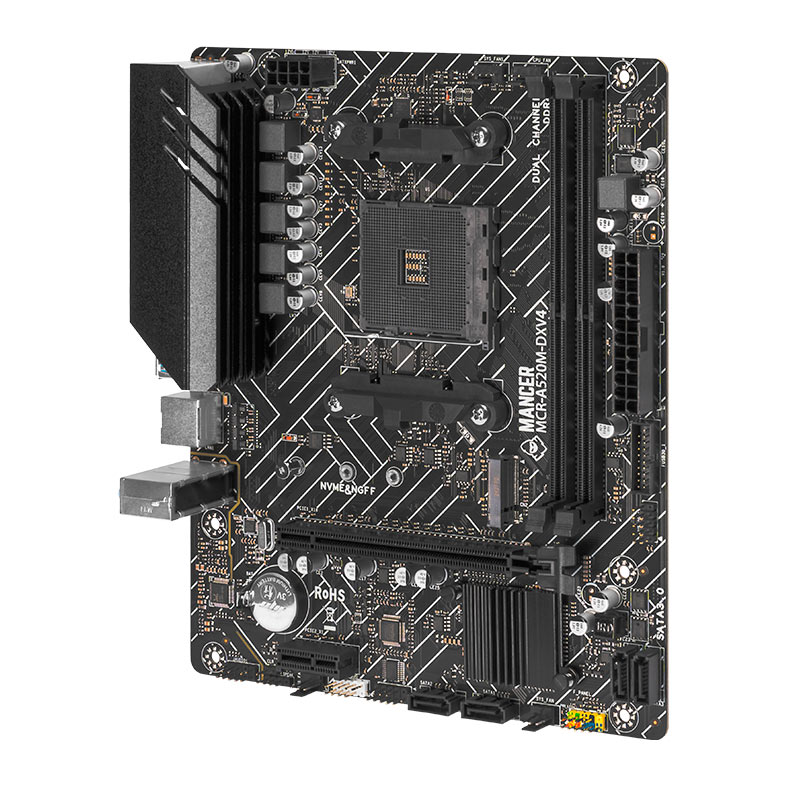 Placa Mae Mancer A520M DX, DDR4, Socket AMD AM4, M-ATX, Chipset AMD A520, MCR-A520M-DXV4 - miniatura 4